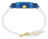 Buy Shop Guess Phoenix Multifunction Blue Dial White Rubber Strap Watch for Men - GW0499G6 USA Online