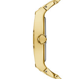Buy Shop Guess Phoenix Multifunction Crystals Gold Dial Gold Steel Strap Watch For Men - GW0094G2 USA Online