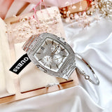 Buy Shop Guess Phoenix Multifunction Crystals Silver Dial Silver Steel Strap Watch For Men - GW0094G1 USA Online