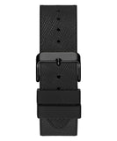 Buy Shop Guess Phoenix Multifunction Silver Dial Black Silicone Strap Watch For Men - GW0048G1 USA Online