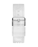 Buy Shop Guess Phoenix Quartz Burgundy Dial Transparent Silicone Strap Watch For Men - GW0499G9 USA Online