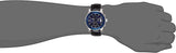 Buy Shop Guess Pinnacle Chronograph Quartz Blue Dial Black Leather Strap Watch For Men - W0673G4 USA Online