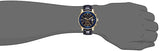 Buy Shop Guess Pinnacle Chronograph Quartz Blue Dial Blue Leather Strap Watch For Men - W0673G2 USA Online