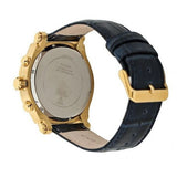 Buy Shop Guess Pinnacle Chronograph Quartz Blue Dial Blue Leather Strap Watch For Men - W0673G2 USA Online