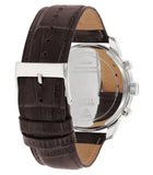 Buy Shop Guess Pinnacle Chronograph Quartz Blue Dial Brown Leather Strap Watch For Men - W0673G1 USA Online