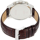 Buy Shop Guess Pinnacle Chronograph Quartz Blue Dial Brown Leather Strap Watch For Men - W0673G1 USA Online