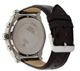 Buy Shop Guess Pinnacle Chronograph Quartz Blue Dial Brown Leather Strap Watch For Men - W0673G1 USA Online