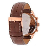 Buy Shop Guess Pinnacle Chronograph Quartz Blue Dial Brown Leather Strap Watch For Women - W0673G3 USA Online