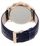 Buy Shop Guess Pinnacle Chronograph White Dial Blue Leather Strap Watch For Men - W0673G6 USA Online