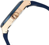 Buy Shop Guess Pinnacle Chronograph White Dial Blue Leather Strap Watch For Men - W0673G6 USA Online
