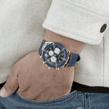 Buy Shop Guess Poseidon Blue Dial Blue Rubber Strap Watch for Men - GW0057G2 USA Online