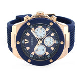 Buy Shop Guess Poseidon Blue Dial Blue Rubber Strap Watch for Men - GW0057G2 USA Online