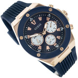 Buy Shop Guess Poseidon Blue Dial Blue Rubber Strap Watch for Men - GW0057G2 USA Online
