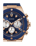 Buy Shop Guess Poseidon Blue Dial Blue Rubber Strap Watch for Men - GW0057G2 USA Online