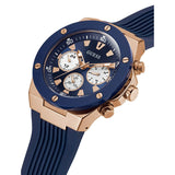 Buy Shop Guess Poseidon Blue Dial Blue Rubber Strap Watch for Men - GW0057G2 USA Online