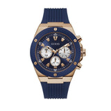 Buy Shop Guess Poseidon Blue Dial Blue Rubber Strap Watch for Men - GW0057G2 USA Online