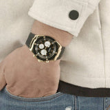 Buy Shop Guess Poseidon Chronograph Black Dial Black Rubber Strap Watch for Men - GW0057G1 USA Online