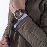Buy Shop Guess Poseidon Chronograph Black Dial Black Silicone Strap Watch For Men - GW0425G1 USA Online