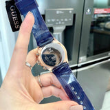 Buy Shop Guess Poseidon Chronograph Blue Dial Blue Silicone Strap Watch For Men - GW0425G3 USA Online