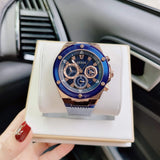 Buy Shop Guess Poseidon Chronograph Blue Dial Blue Silicone Strap Watch For Men - GW0425G3 USA Online