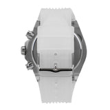 Buy Shop Guess Poseidon Chronograph Rainbow Dial White Silicone Strap Watch For Men - GW0425G4 USA Online