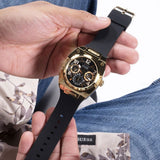 Buy Shop Guess Prodigy Black Dial Black Silicone Strap Watch For Men - GW0569G2 USA Online