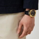 Buy Shop Guess Prodigy Black Dial Black Silicone Strap Watch For Men - GW0569G2 USA Online