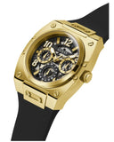 Buy Shop Guess Prodigy Black Dial Black Silicone Strap Watch For Men - GW0569G2 USA Online