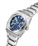 Buy Shop Guess Prodigy Chronograph Blue Dial Silver Steel Strap Watch For Men - GW0624G1 USA Online