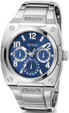 Buy Shop Guess Prodigy Chronograph Blue Dial Silver Steel Strap Watch For Men - GW0624G1 USA Online