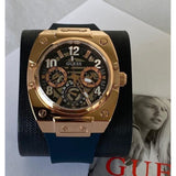 Buy Shop Guess Prodigy Multifunction Navy Blue Dial Blue Silicone Strap Watch For Men - GW0569G3 USA Online