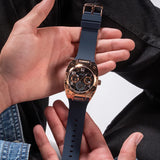 Buy Shop Guess Prodigy Multifunction Navy Blue Dial Blue Silicone Strap Watch For Men - GW0569G3 USA Online