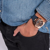 Buy Shop Guess Prodigy Multifunction Navy Blue Dial Blue Silicone Strap Watch For Men - GW0569G3 USA Online