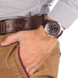 Buy Shop Guess Pursuit Chronograph Brown Dial Brown Leather Strap Watch for Men - W0500G3 USA Online
