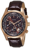 Buy Shop Guess Pursuit Chronograph Brown Dial Brown Leather Strap Watch for Men - W0500G3 USA Online
