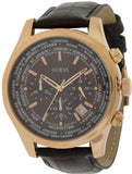 Buy Shop Guess Pursuit Chronograph Brown Dial Brown Leather Strap Watch for Men - W0500G3 USA Online