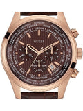 Buy Shop Guess Pursuit Chronograph Brown Dial Brown Leather Strap Watch for Men - W0500G3 USA Online