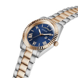 Buy Shop Guess Quartz Blue Dial Two Tone Steel Strap Watch For Men - GW0265G12 USA Online