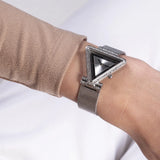 Buy Shop Guess Quartz Silver Dial Silver Mesh Strap Watch For Women - GW050L1 USA Online