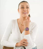 Buy Shop Guess Queen Multicolor Dial Multicolor Steel Strap Watch For Women - GW0464L4 USA Online