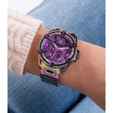 Buy Shop Guess Queen Multicolor Dial Multicolor Steel Strap Watch For Women - GW0464L4 USA Online