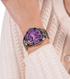 Buy Shop Guess Queen Multicolor Dial Multicolor Steel Strap Watch For Women - GW0464L4 USA Online