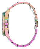 Buy Shop Guess Queen Multicolor Dial Multicolor Steel Strap Watch For Women - GW0464L4 USA Online
