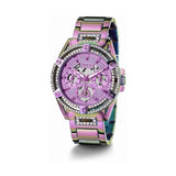 Buy Shop Guess Queen Multicolor Dial Multicolor Steel Strap Watch For Women - GW0464L4 USA Online