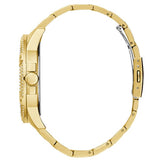 Buy Shop Guess Queen Quartz Gold Dial Gold Steel Strap Watch For Men - GW0497G2 USA Online