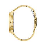 Buy Shop Guess Queen Quartz Gold Dial Gold Steel Strap Watch For Men - GW0497G2 USA Online