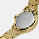 Buy Shop Guess Queen Quartz Gold Dial Gold Steel Strap Watch For Women - GW0464L2 USA Online