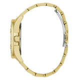 Buy Shop Guess Queen Quartz Gold Dial Gold Steel Strap Watch For Women - GW0464L2 USA Online