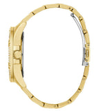 Buy Shop Guess Queen Quartz Gold Dial Gold Steel Strap Watch For Women - GW0464L2 USA Online
