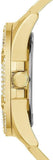 Buy Shop Guess Queen Quartz Gold Dial Gold Steel Strap Watch For Women - GW0464L2 USA Online
